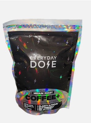 Everyday Dose BOLD Medium Roast Coffee+ Mushroom Coffee 30 Servings 7/2/27 New