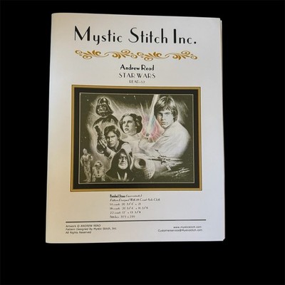 Mystic Stitch Cross Stitch Pattern Star Wars Princesses Leia Darth Vader New