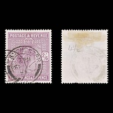 8607: GB SG260 2'6s Pale purple violet 1902 Sc#139 Mi115Iwa Used C£150