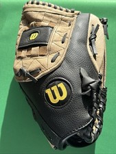 Wilson A360 Softball Glove 13" Leather Black/Tan Right Hand Throw