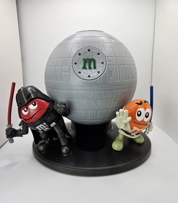 Star Wars M&M s Death Star Candy Dispenser Darth Vader Luke 2015 Rare 