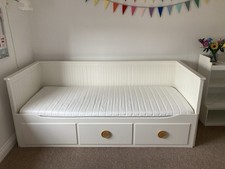 IKEA Hemnes White Day Bed Single/Double Bed with 3 Drawers - Great Condition