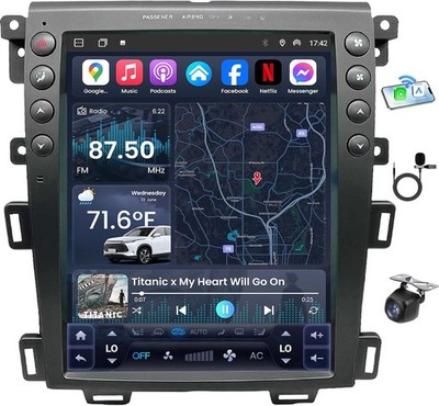 12.1'' Car Radio Stereo CarPlay  for Ford Edge 2011-2014 8+128G Android13 5GWiFi
