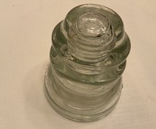 Hemingway-45 Clear Glass Insulator. Made In USA 24-42