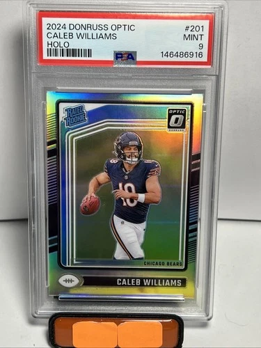 2024 PANINI DONRUSS OPTIC HOLO #201 CALEB WILLIAMS PSA 9