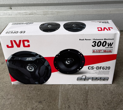 NEW JVC Elite CS-DF620 6.5 Inch Car Speakers, 300 Watts of Power 150 Watts