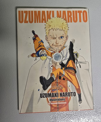 VIZ Media Uzumaki Naruto Illustrations Paperback Art Book by Masashi Kishimoto