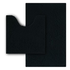 Bathroom Rugs Sets 2 Piece,Super Absorbent Soft,Thick,Machine Washable Chenil...