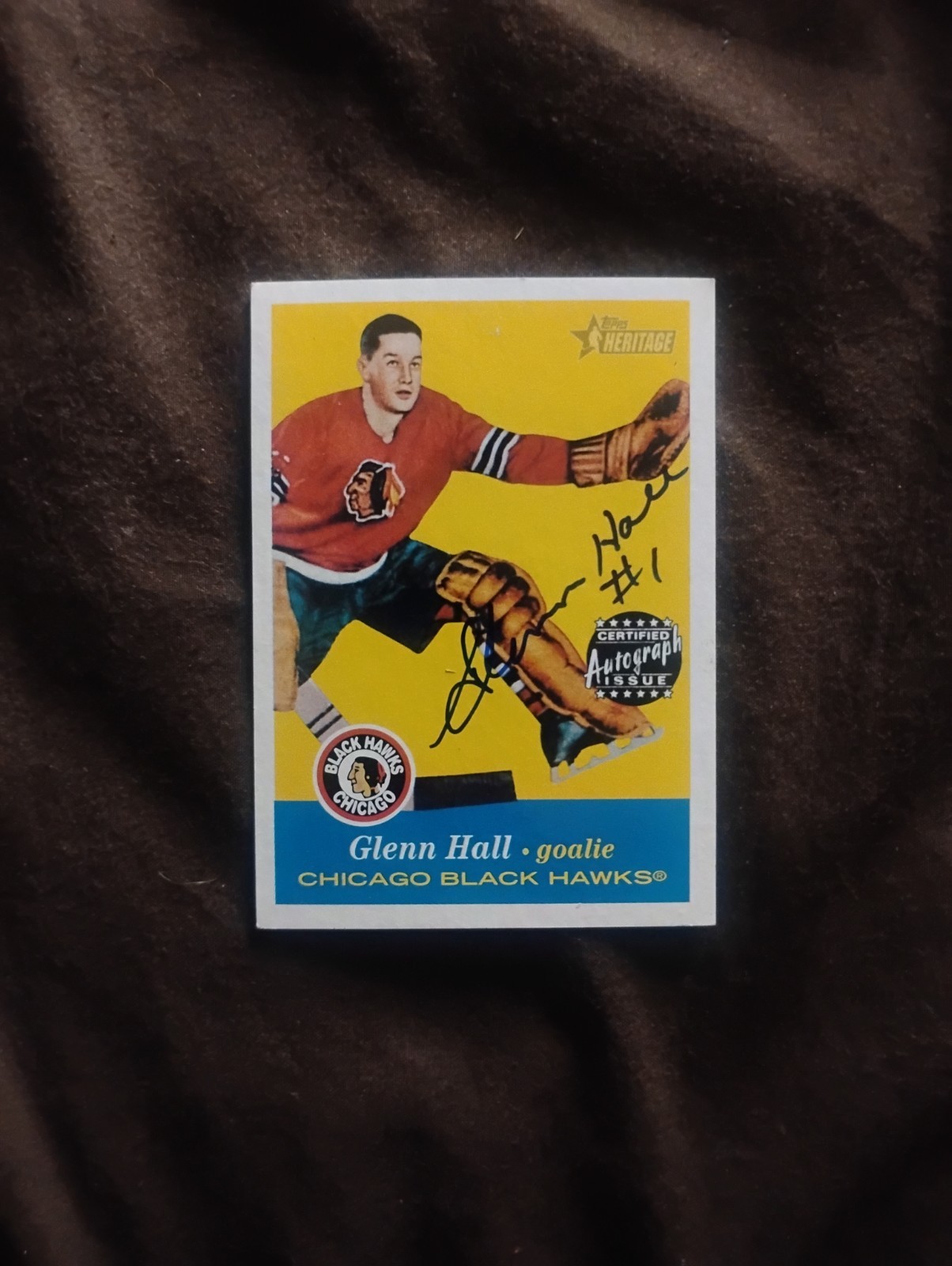 Glenn Hall #A-GH 2010-11 In The Game Enshrined Hockey Autographs Silver
