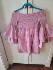 Gianni Bini Off Shoulder Dress For Women Size sx red and white