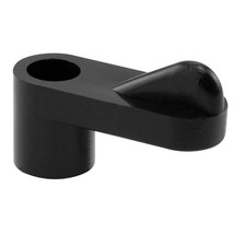 L 5720 Plastic Screen Clips 3/16 In. Offset Plastic Black With Fasteners 12 Pcs