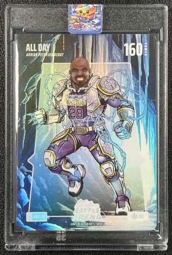 ALL DAY ADRIAN PETERSON 2026 BO JACKSON BATTLE ARENA #CHILL-29 BATTLEFOIL SP SSP
