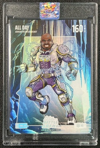 ALL DAY ADRIAN PETERSON 2026 BO JACKSON BATTLE ARENA #CHILL-29 BATTLEFOIL SP SSP