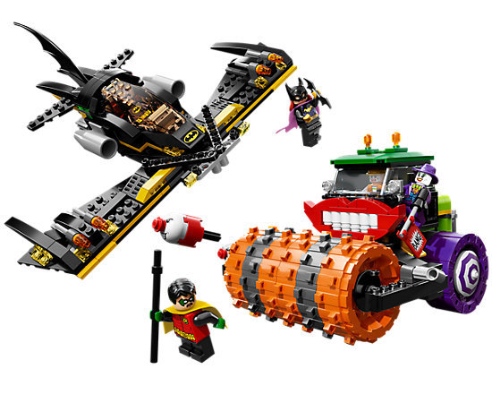 Lego 76013 DC Super Heroes BATMAN THE JOKER STEAM ROLLER Batgirl