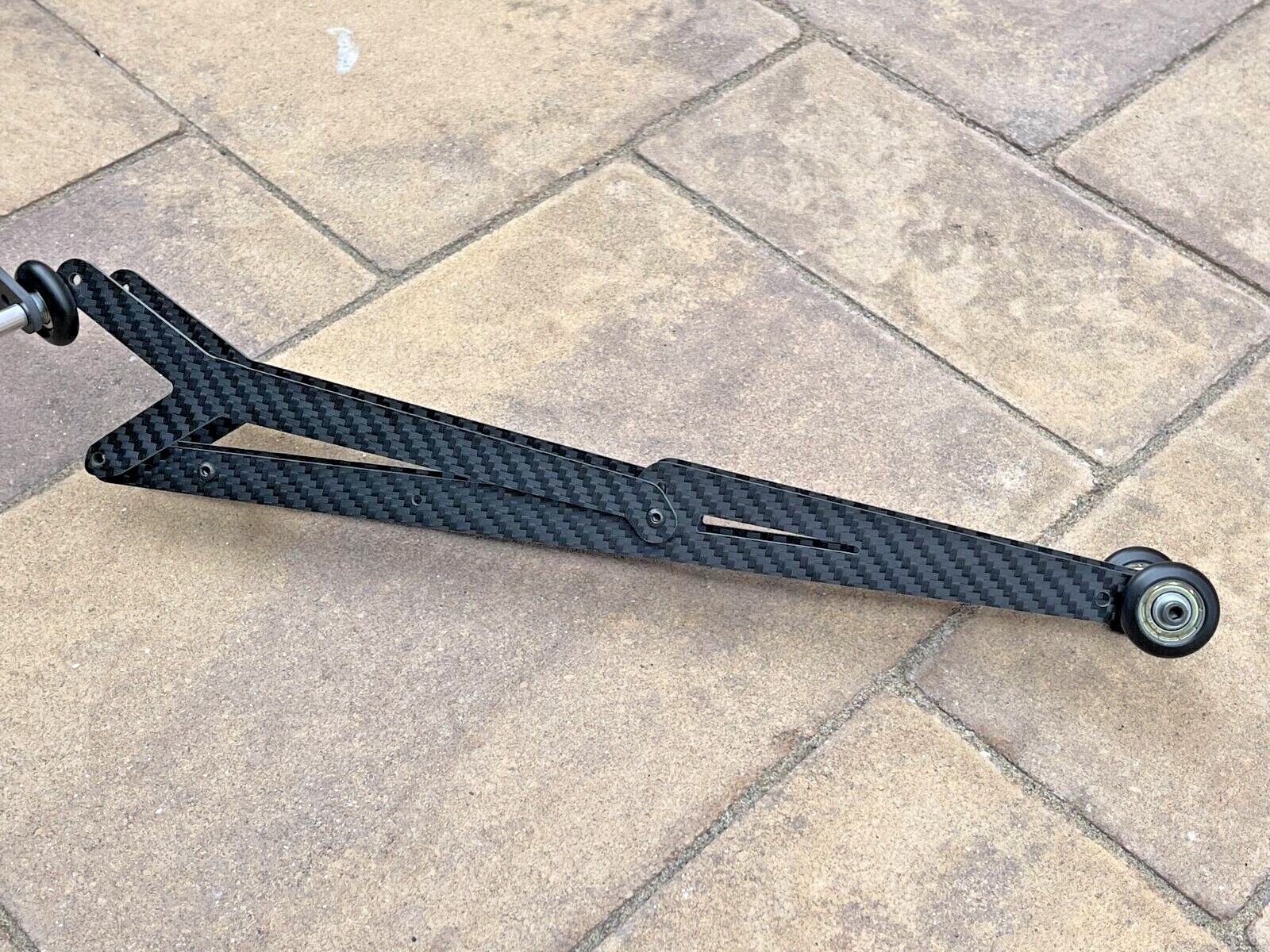 Carbon fiber Adjustable Wheelie Bar For 1/10 losi 22s Drag Car Falak