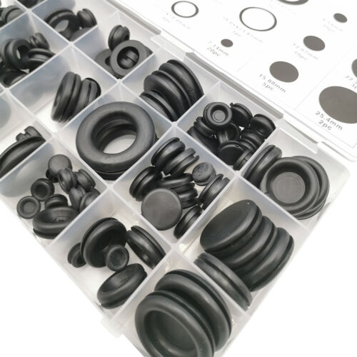 125PCS Rubber Grommet Firewall Hole Plug Electrical Wiring Gasket Accessories - Picture 7 of 15