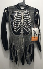 HYDE AND EEK Kids' Mystic Bones Halloween Costume Dress Mask Girl Small 4-7