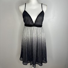 Show Me Your MuMu Eva Mini Dress Size Medium Ombre Sparkling Babydoll
