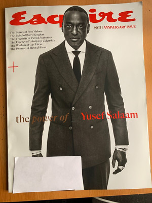 Esquire Magazine Oct 2023 Yusef Salaam Maxwell Frost Post Malone Patrick Mahomes