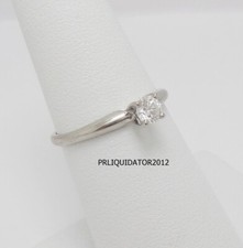 .22CT Natural Diamond Solitaire Engagement Wedding Bridal Ring 14K White Gold