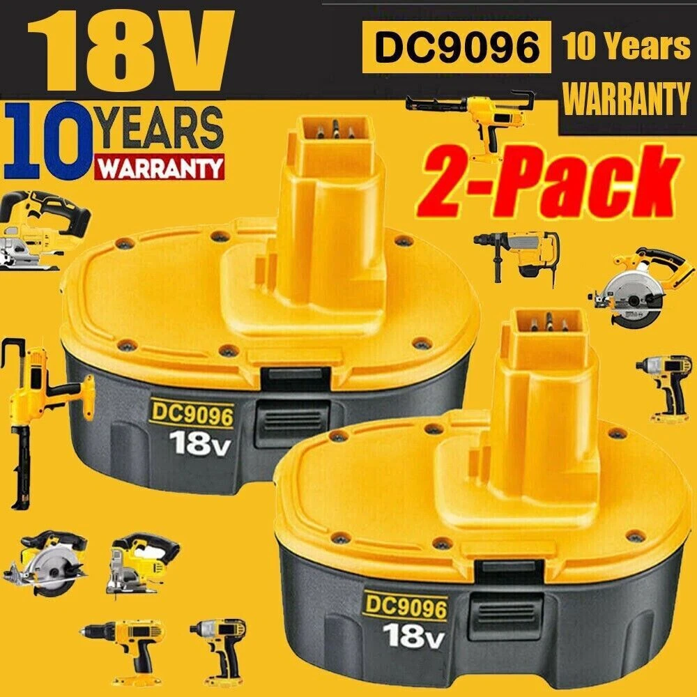 Dewalt 18v battery replacement dc9098 hot sale