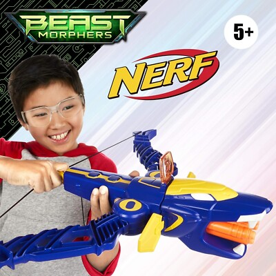Power Rangers Beast Morphers Beast-X King Mega Bow Toy Nerf Dart New Box Damage