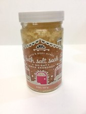 Bath and Body Works Bath Salt Soak "Bright Lemon Snowdrop" 8oz NEW