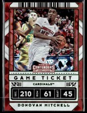 2020 Contenders Draft Picks Donovan Mitchell Green Explosion Variation #43