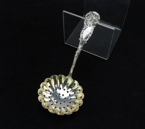Beautiful Reed Barton La Reine Sterling Silver Small Pierced Ladle 5 1/2" - Picture 1 of 6