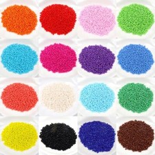 2mm 1000pcs 3mm 500pcs Spacer Beads Glass Czech Solid Seed Jewelry Handmade Diy
