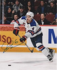 Team USA Caleb Jones Signed Autographed 8x10 Photo COA 