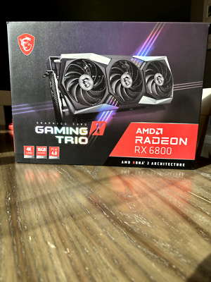 MSI Radeon RX 6800 GAMING X Trio 16GB GDDR6 Graphics Card | eBay