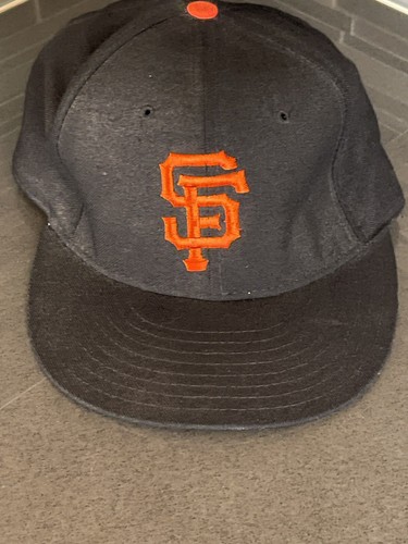 VTG San Francisco Giants New Era 5950 Hat Pro Model 100% Wool Fitted Size 7 1/8 - Picture 3 of 12