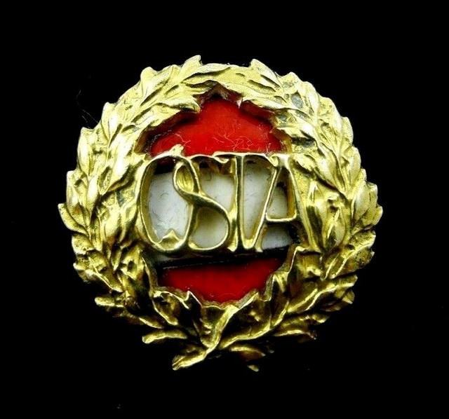 Vintage Old OSTA Austria Sports Gymnastics Association Membership Badge