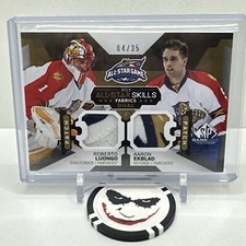 2015-16 UD Sp Game Used All Star Fabrics Patch Luongo - Ekblad  🔥 # 04/35 🔥