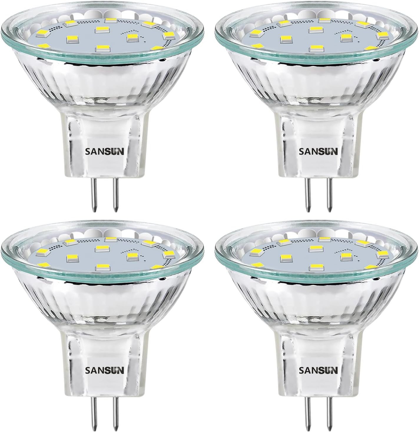 3W MR11 LED Landscape Light Bulbs, Low Voltage 12V 20W Halog