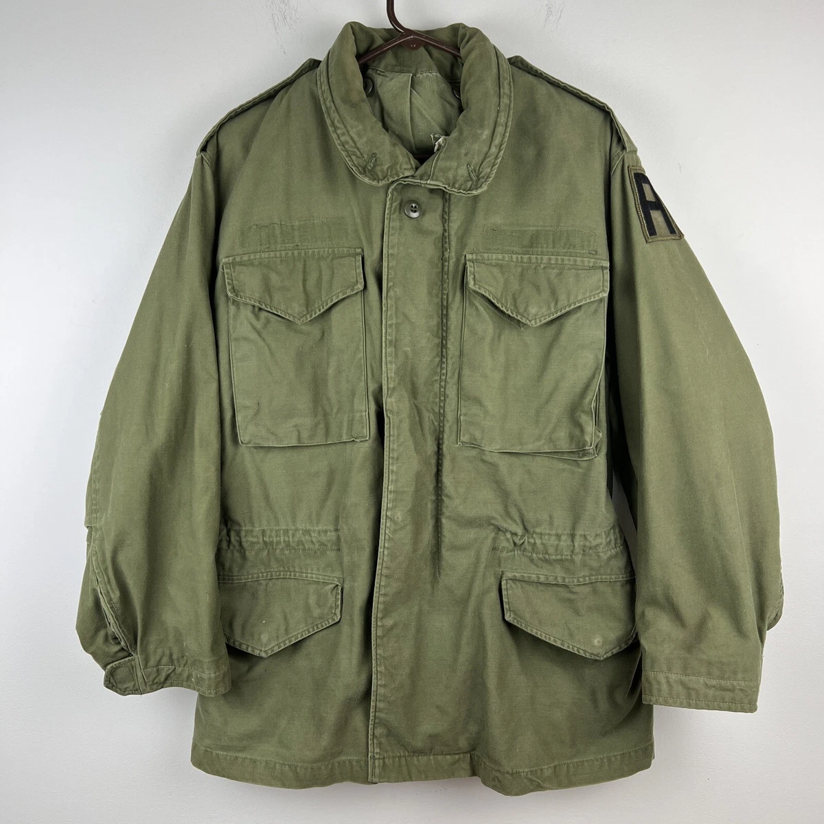 Vintage 60s OG-107 US Army Coat Jacket Mens Small Full Zip Military ...