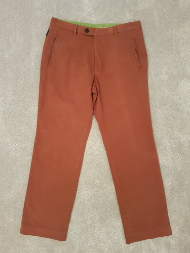 Mens Tan Brown ALBERTO Chino Golf 