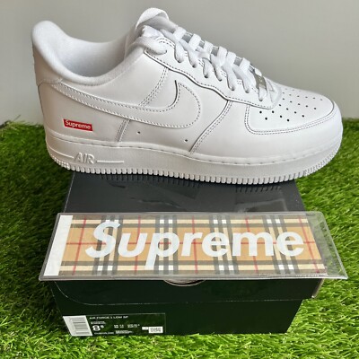 Supreme Nike Air Force 1 Low SP Size 8.5 Mens Shoes Sneakers Box