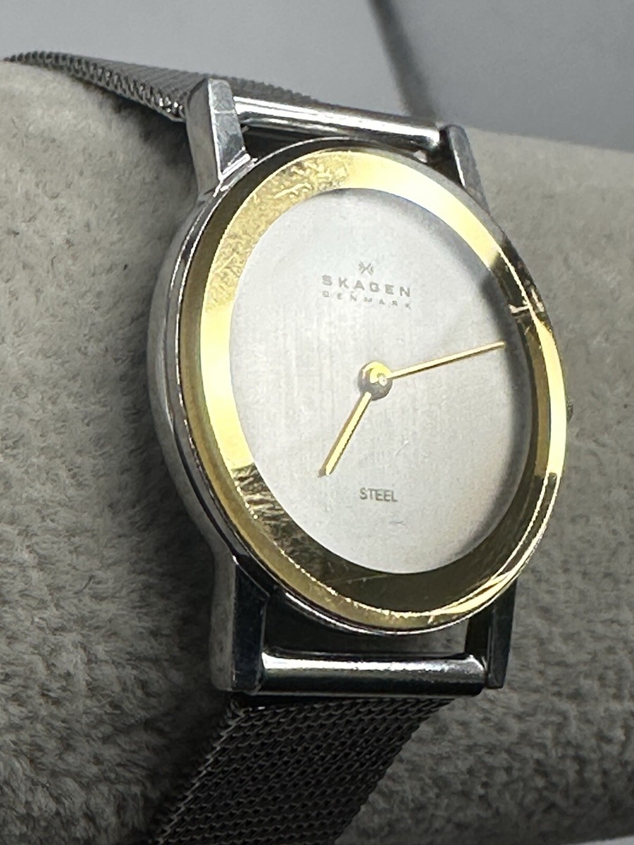 Skagen Denmark Womans Watch 39SGS Silver Tone Mesh Band for sale