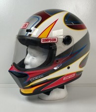 Vintage Simpson Beam Motorcycle Helmet | Full Face | USA Made | Small