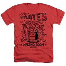 BEETLEJUICE DANTES INFERNO ROOM Licensed Adult Men's Heather Tee Shirt SM-3XL