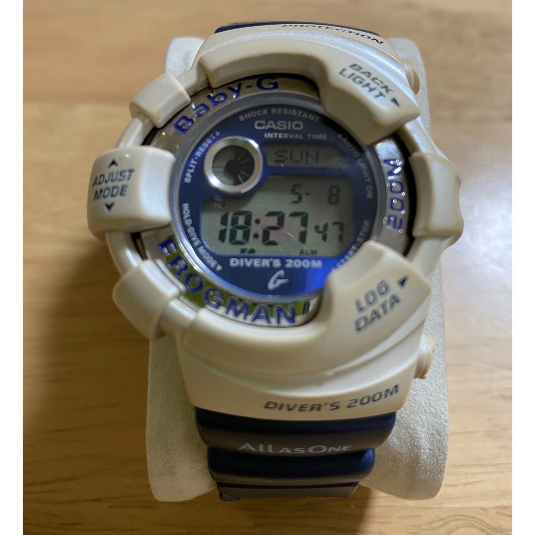 CASIO BABY-G Frogman BGW-100 white Digital Watch From Japan CASIO BABY-G Frogman BGW-100 white Digital Watch From Japan