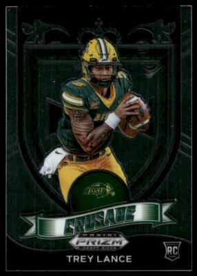 2021 Panini Prizm Draft Picks Collegiate #164 Trey Lance North Dakota State