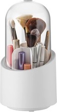 x Porta Pennelli Spazzole Per Trucco Make Up Girevole Con Coperchio cir