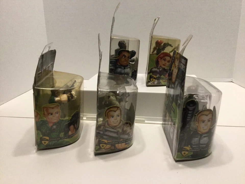 2009 G.I. Joe the Rise of Cobra Combat Heroes Лот товаров из 5 Американских Героев Лот новый в коробке - Изображение 4 из 4