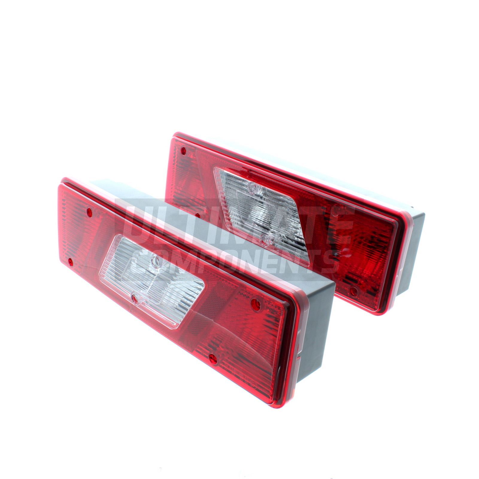 Transit Tipper Mk8 Luton Pickup 2014-> Rear Back Tail Lights Lamps 1 ...
