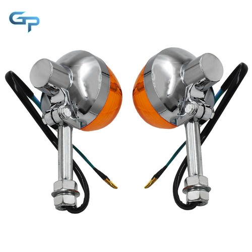 2X Turn Signal Light 8mm 12V For Honda CT70 CT90 XL100 CB350 CM400 CB450 CB750 - Bild 6 von 6