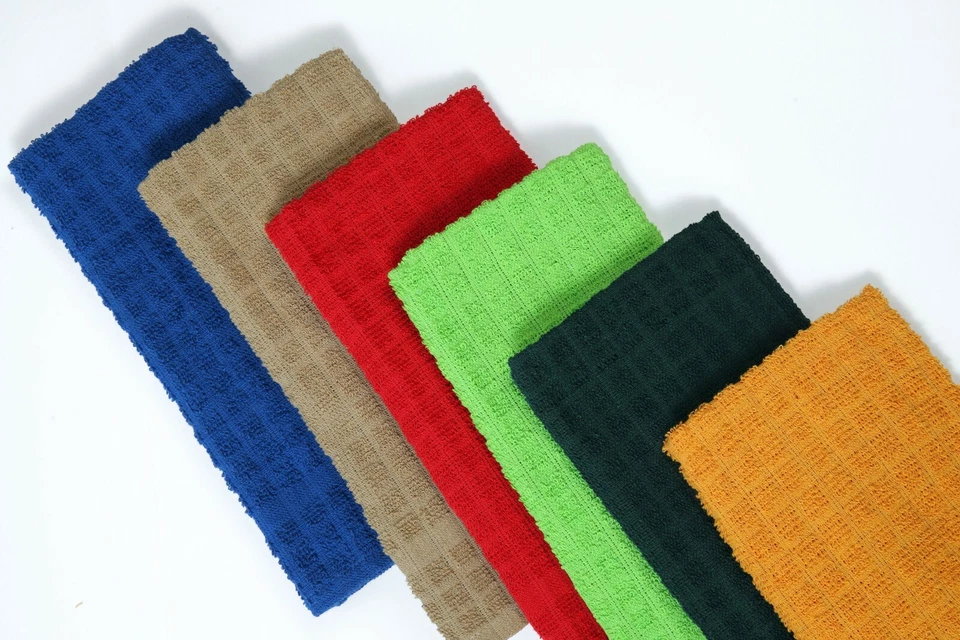 Soft Textiles 12 Kitchen Hand Towels 15x25 " 100% Cotton Super Soft Dish Towels - Image 2 of 3