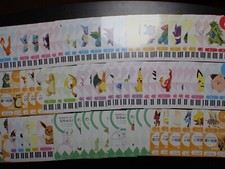 Pokemon Musical Note Card Complete x70 Charizard Blastoise Venusaur Gengar etc10